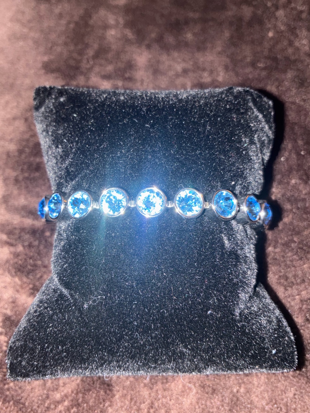 Touchstone Crystal by Swarovski- Ice Blue Ice Bracelet